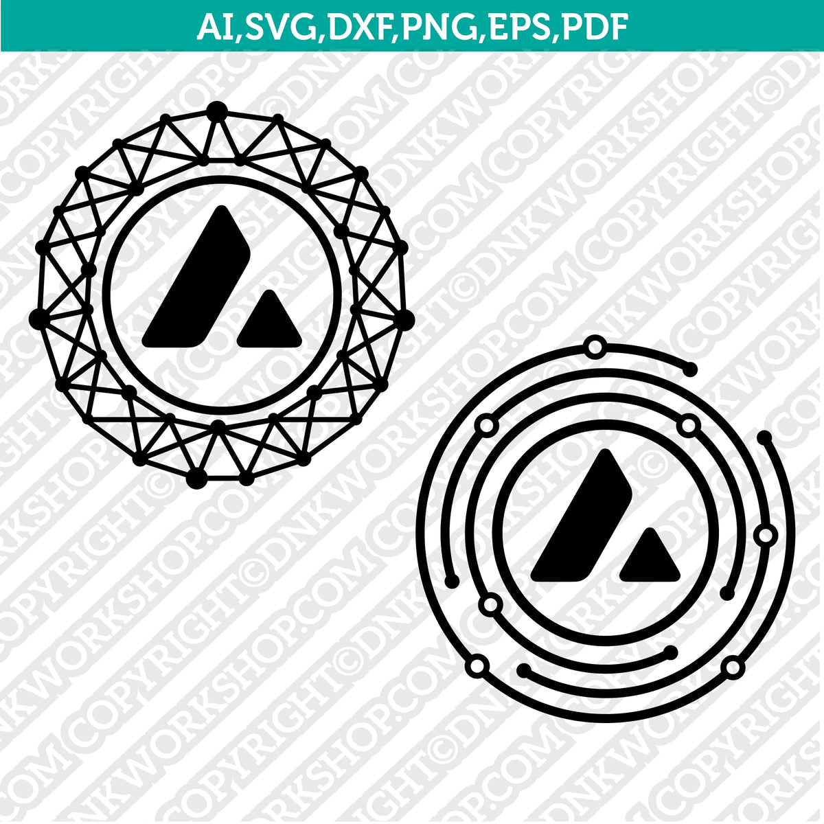 Avalanche Logo SVG Cryptocurrency Cricut CutFile Clipart Dxf Eps Png S –  DNKWorkshop
