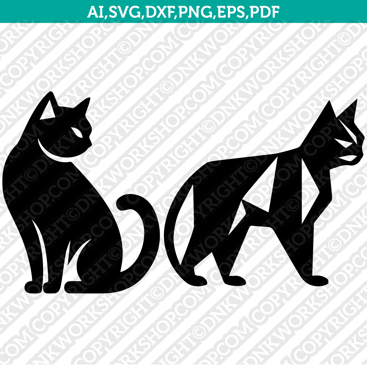 TWO CATS Svg Png Icon Free Download (#233533) 