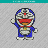 Doraemon Embroidery Design - 5 Sizes - INSTANT DOWNLOAD