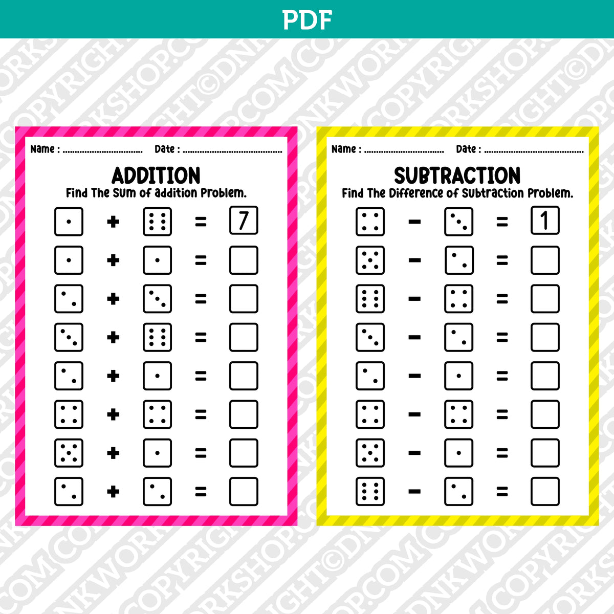 16 Addition Worksheets To Print - Free PDF at worksheeto.com, image size:1200x1200
