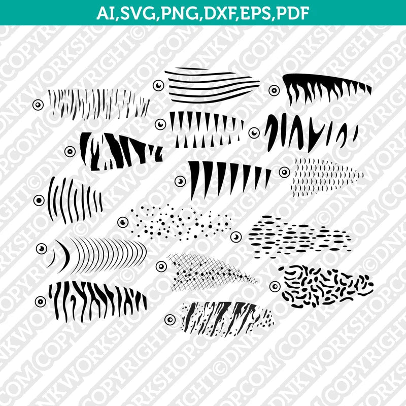 fish lure popper pattern svg Fishing Lure SVG Cut File Vector Cricut Clipart Png Dxf Eps