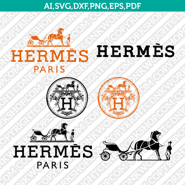 Hermes Logo SVG Cut File Cricut Clipart Dxf Eps Png Silhouette Cameo