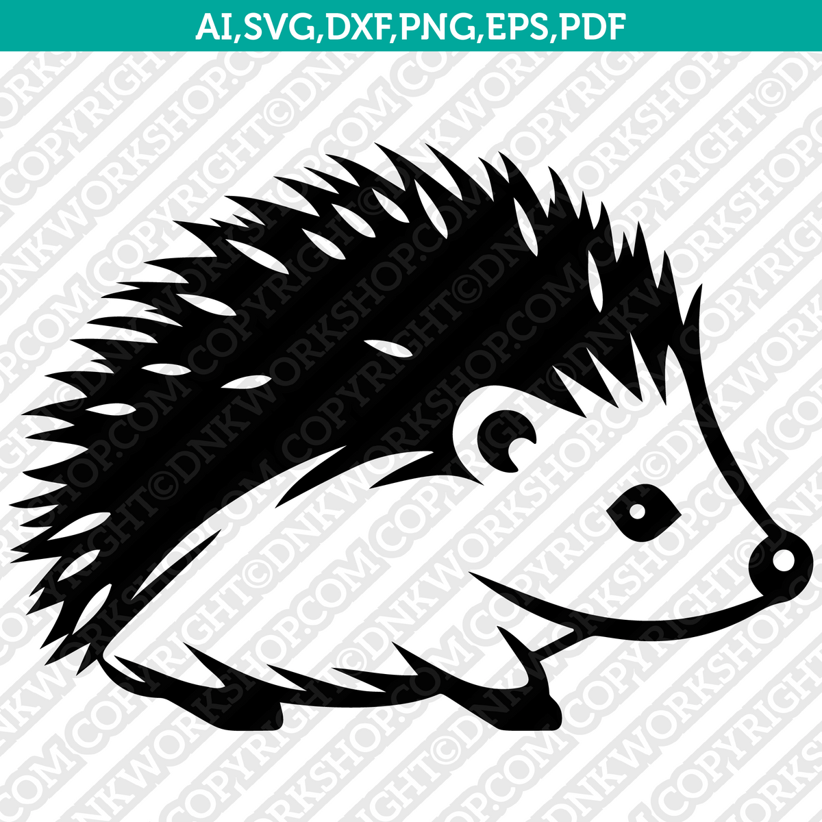hedgehog silhouette clip art free