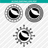 Terra Classic Logo SVG Cryptocurrency Cricut CutFile Clipart Dxf Eps Png Silhouette Cameo