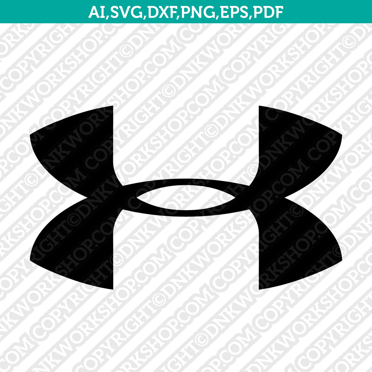 Under Armour Logo SVG Silhouette Cameo Cricut Cut File Vector Png Eps