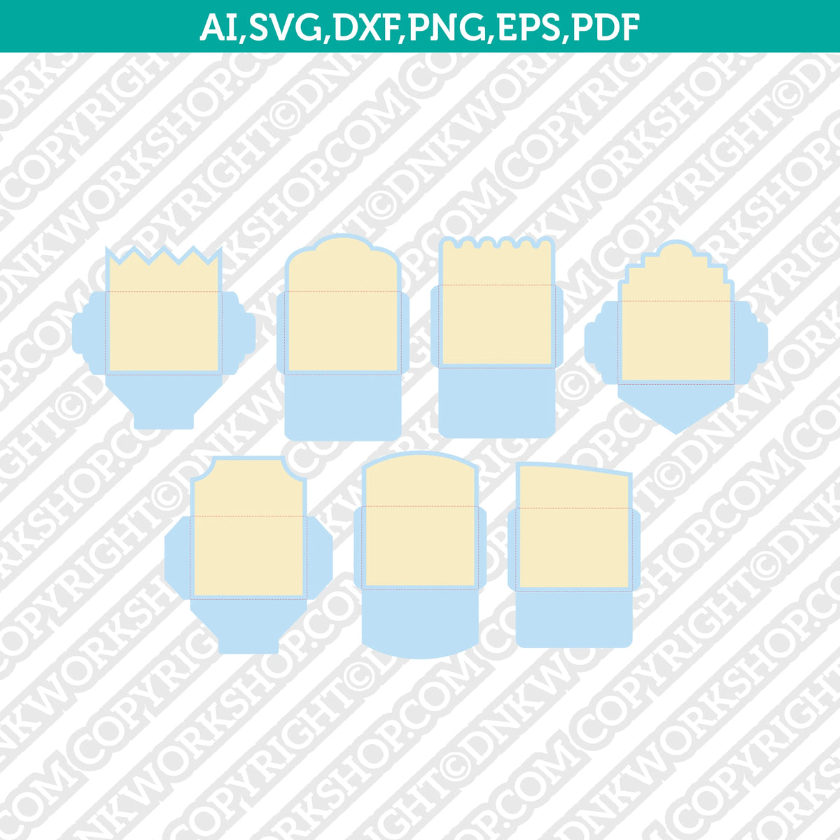 A7 Envelope Template SVG Laser Cut File Cricut – DNKWorkshop, image size:1200x1200