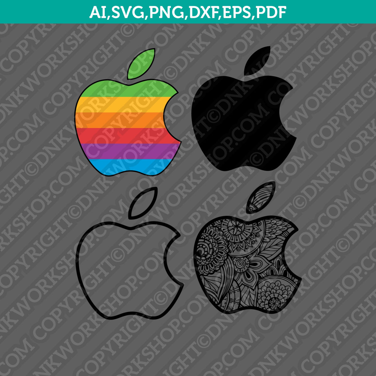 Apple logo embroidery design  Embroidery logo, Embroidery designs