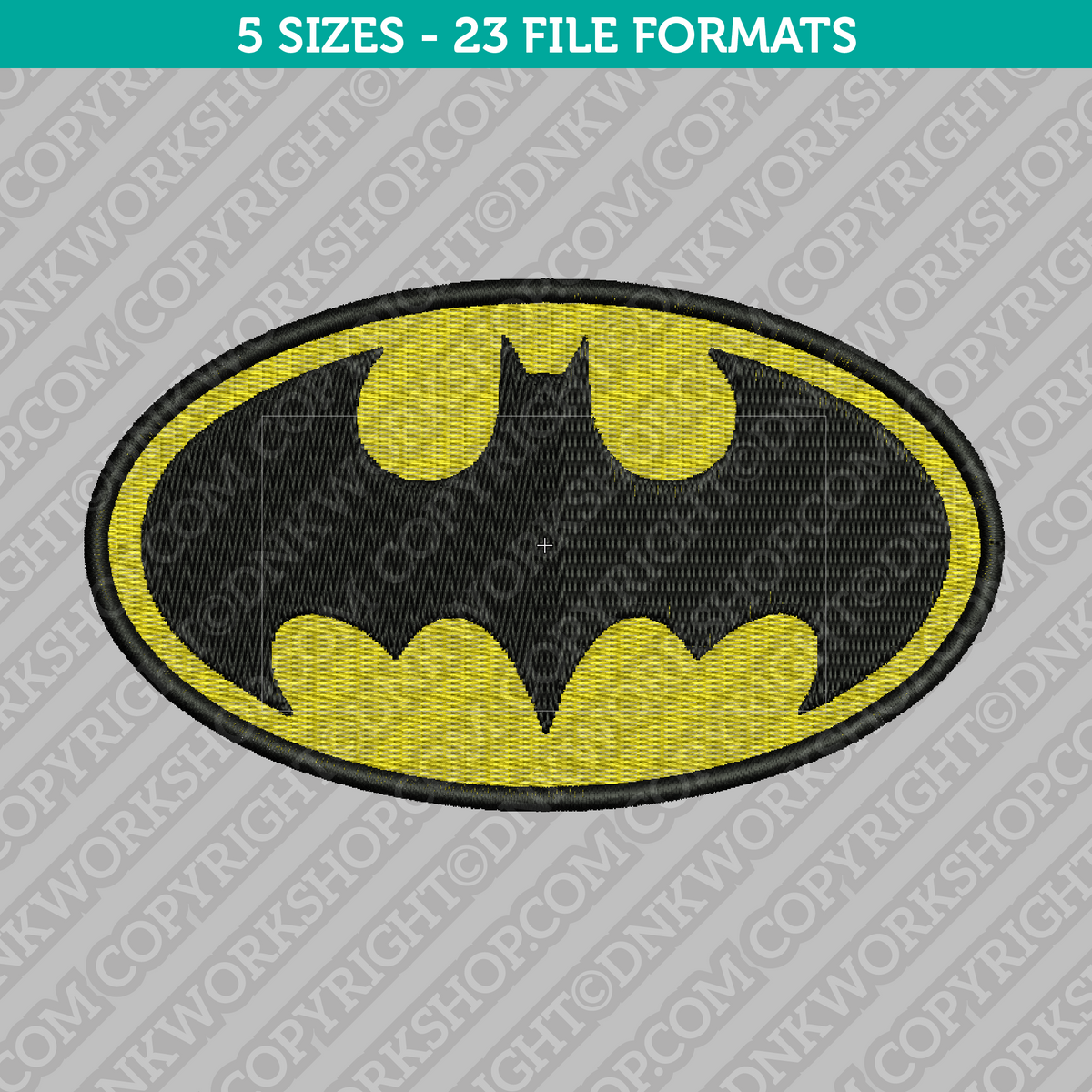 Batman Symbol Embroidery Design - 5 Sizes - INSTANT ...