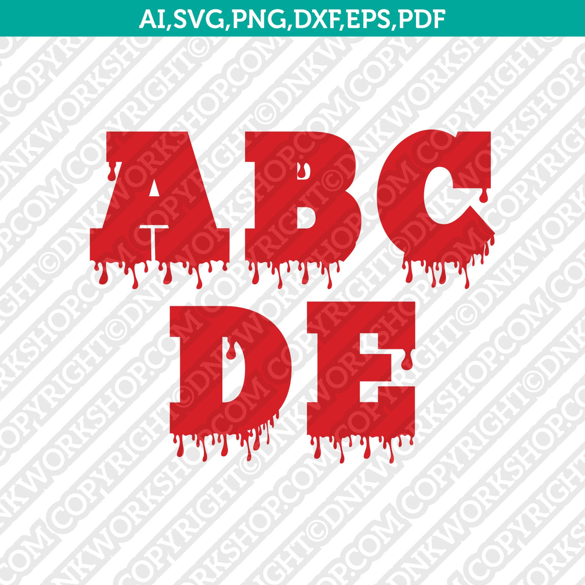 Bloody Halloween FONT Cookie Cutters Fondant Letters, Letters for Cake  Decorating Bleeding Letters for Valentine -  Norway