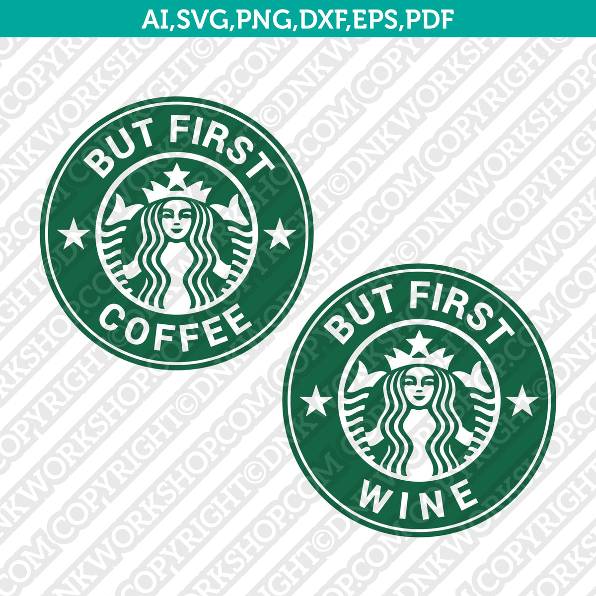 But First Coffee Wine Starbucks SVG Tumbler Cold Cup Cricut Cut