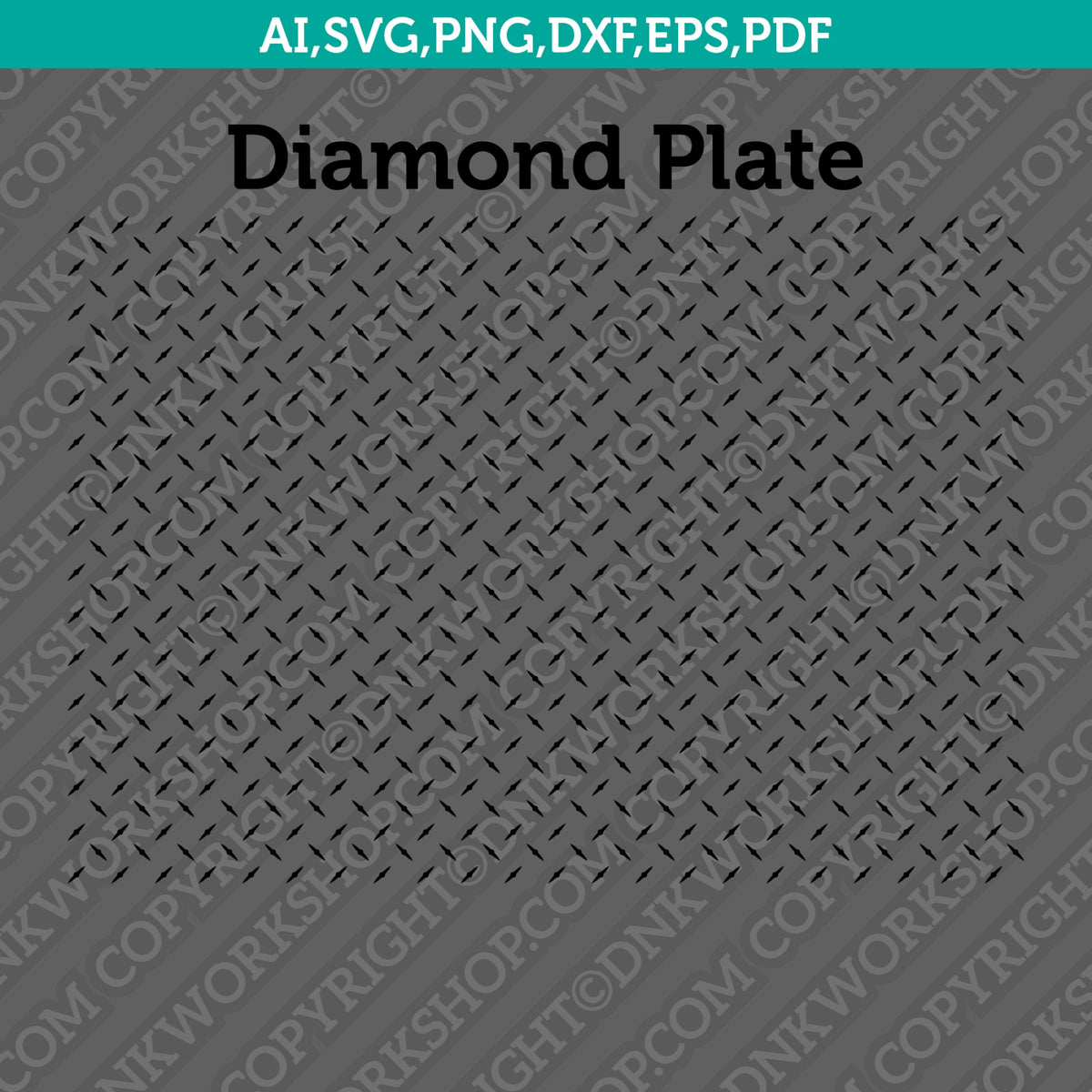 seamless diamond weave pattern svg, diamond metal plate pattern svg  clipart, png, dxf logo, vector eps cut files for cricut and silhouette