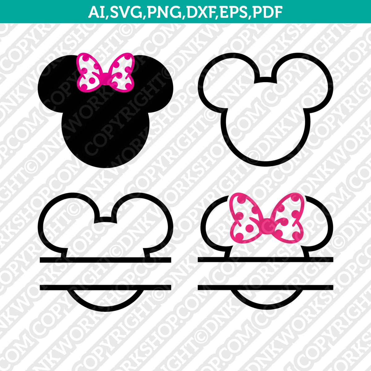 mickey mouse head with pants clip art