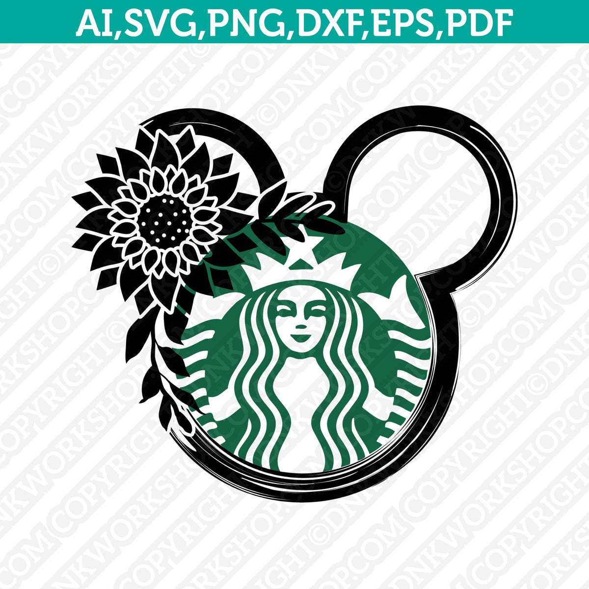 Disney Starbucks svg, Mickey Mouse Starbucks Minnie Mouse Starbucks Sv –  Main St Magic Shop