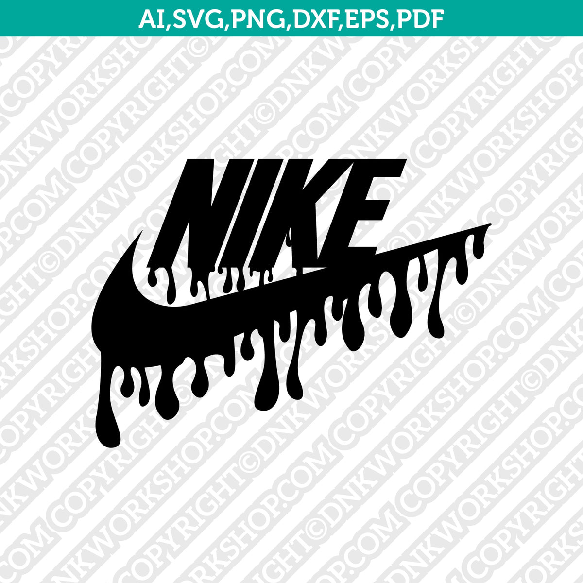 Nike Drip Logo SVG, Nike Drip PNG, Nike Logo PNG Transparent, SVG Nike  Files For Cricut