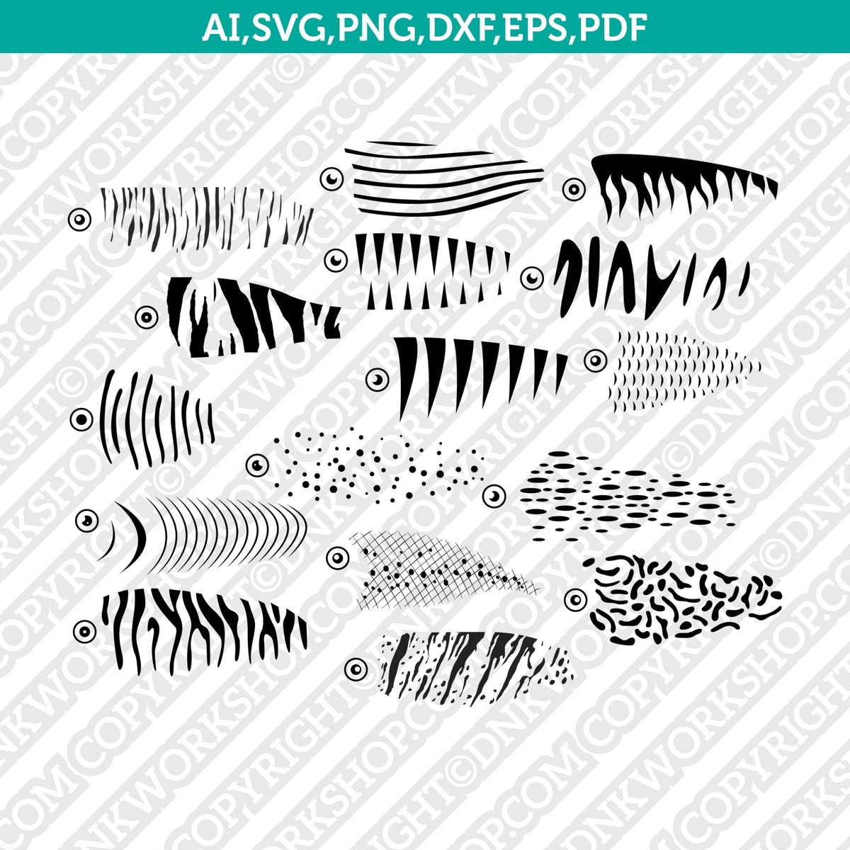 Crankbait Fishing Lure 5 | svg png dxf eps pdf | transparent vector graphic  design cut print dye sub laser engrave files commercial use