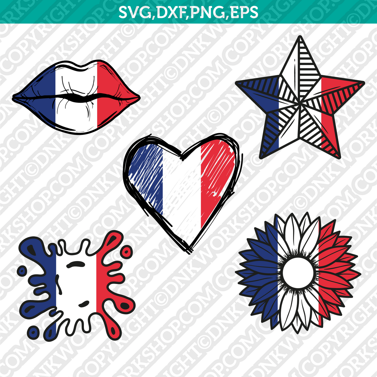 Stamp, French Flag Product, Made In France Royalty Free SVG