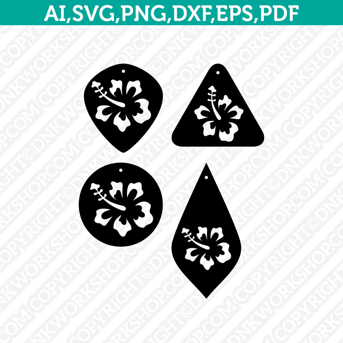 Hawaii SVG - SVG EPS PNG DXF Cut Files for Cricut and Silhouette