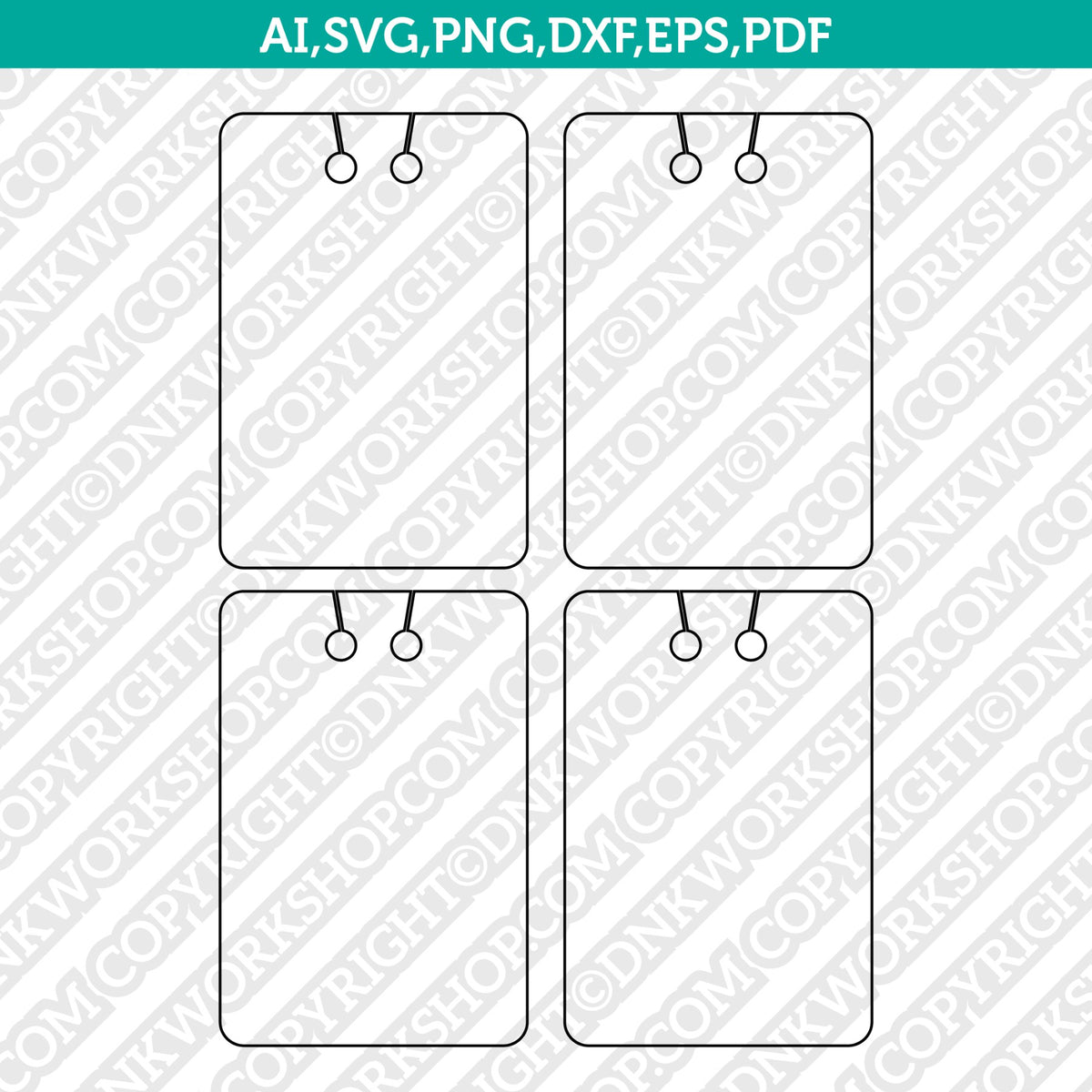 Jewelry Display Card SVG. Earring Holder SVG. Earring Card