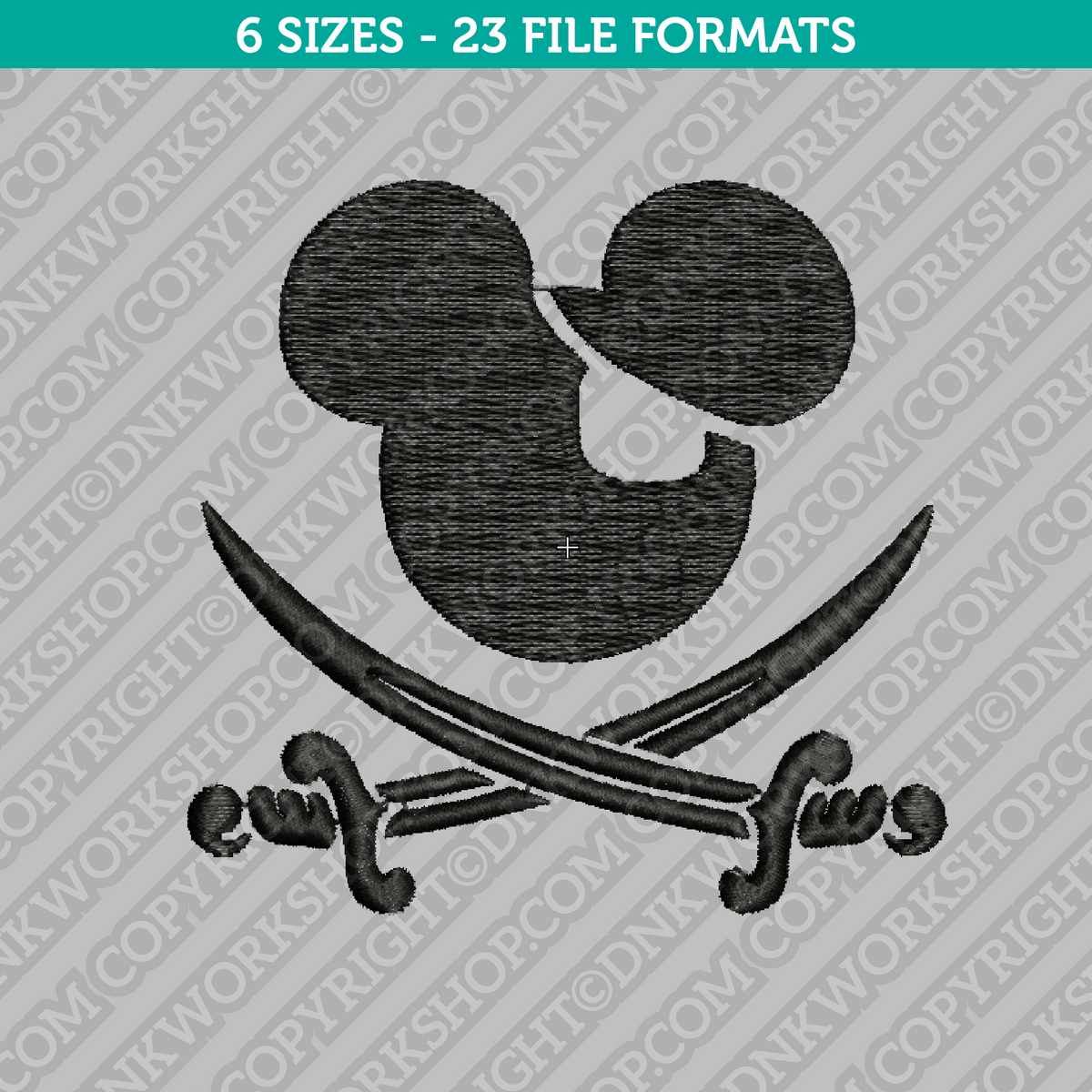 SVG File for Pirate Mickey
