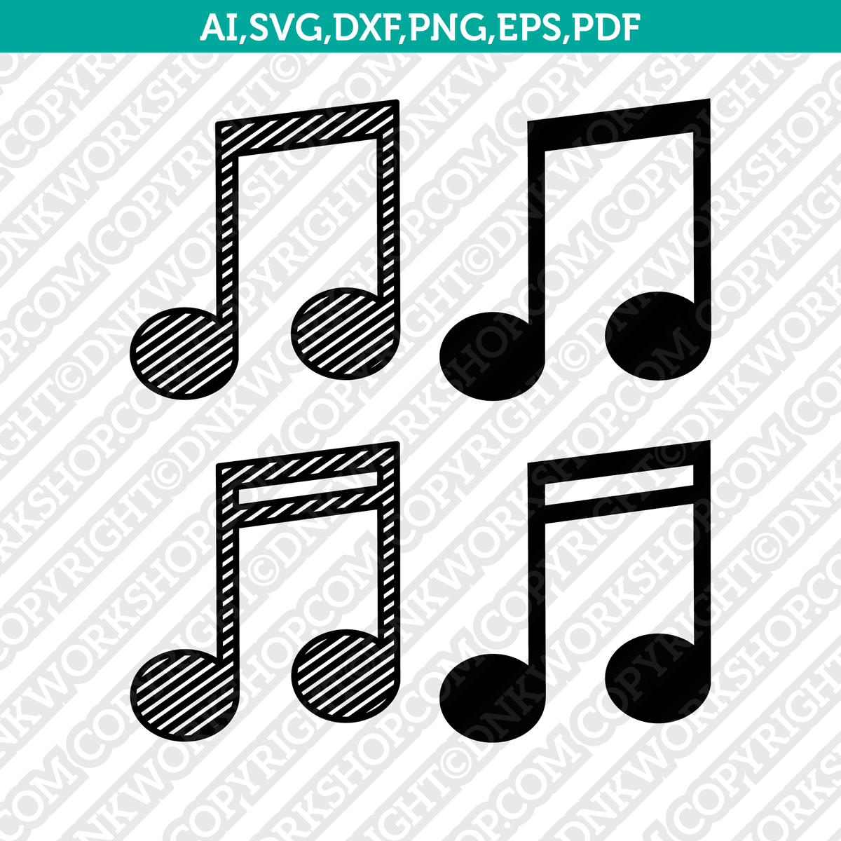 music note vector png