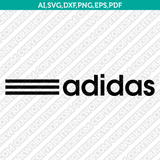 Adidas Logo SVG Silhouette Cameo Cricut Cut File Vector Png Eps Dxf