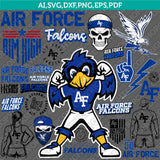 Air Force Falcons SVG Bundle | NCAA College Vector Cricut