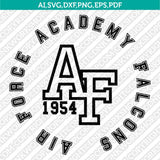 Air Force Falcons SVG Bundle | NCAA College Vector Cricut