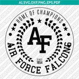 Air Force Falcons SVG Bundle | NCAA College Vector Cricut