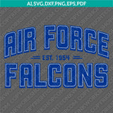 Air Force Falcons SVG Bundle | NCAA College Vector Cricut