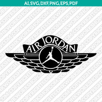 Air Jordan Logo SVG Silhouette Cameo Cricut Cut File Vector Png Eps Dxf