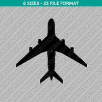 Airplane Plane Aircraft Embroidery Design - 6 Sizes - INSTANT DOWNLOAD