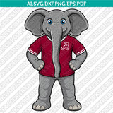 Alabama Crimson Tide SVG Bundle – NCAA College Vector Cricut