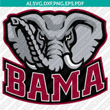 Alabama Crimson Tide SVG Bundle – NCAA College Vector Cricut