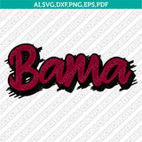Alabama Crimson Tide SVG Bundle – NCAA College Vector Cricut