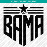 Alabama Crimson Tide SVG Bundle – NCAA College Vector Cricut