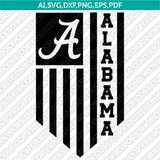 Alabama Crimson Tide SVG Bundle – NCAA College Vector Cricut