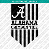 Alabama Crimson Tide SVG Bundle – NCAA College Vector Cricut