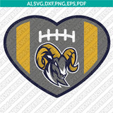 Alpine Rams SVG Bundle | AFLE Football Logo Vector Cricut