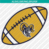 Alpine Rams SVG Bundle | AFLE Football Logo Vector Cricut