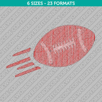 American Football Ball Embroidery Design - 6 Sizes - INSTANT DOWNLOAD