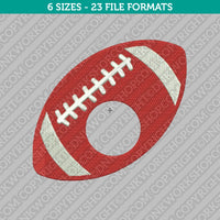 American Football Monogram Embroidery Design - 6 Sizes - INSTANT DOWNLOAD
