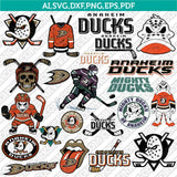 Anaheim Ducks Logo SVG NHL Hockey Team Vector Cricut Silhouette