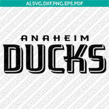 Anaheim Ducks Logo SVG NHL Hockey Team Vector Cricut Silhouette