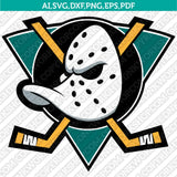 Anaheim Ducks Logo SVG NHL Hockey Team Vector Cricut Silhouette