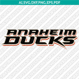 Anaheim Ducks Logo SVG NHL Hockey Team Vector Cricut Silhouette