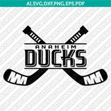 Anaheim Ducks Logo SVG NHL Hockey Team Vector Cricut Silhouette