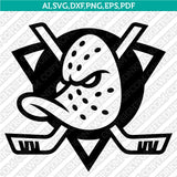 Anaheim Ducks Logo SVG NHL Hockey Team Vector Cricut Silhouette