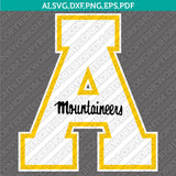 Appalachian State Mountaineers SVG Bundle | NCAA Vector Cricut