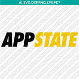 Appalachian State Mountaineers SVG Bundle | NCAA Vector Cricut