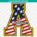 Appalachian State Mountaineers SVG Bundle | NCAA Vector Cricut